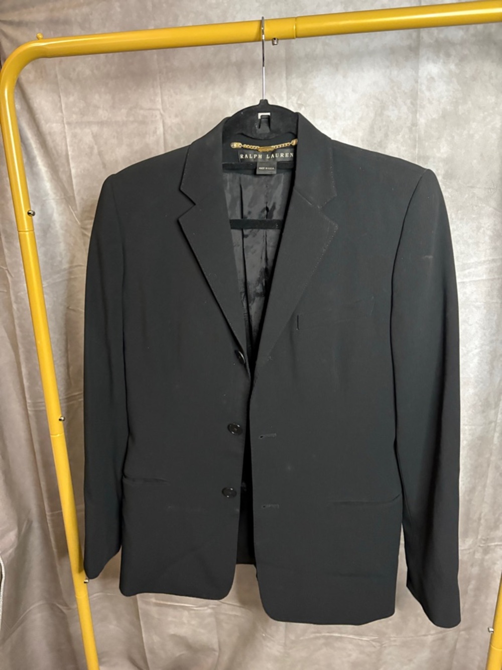 Vintage Ralph Lauren Black Blazer – Made in USA – Women’s Size 6